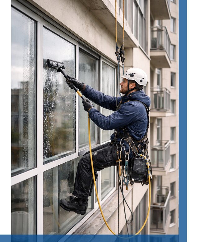 Мойка балконного остекления в Батайске от 3542 р. | ВЫСОТНИК-Бтс