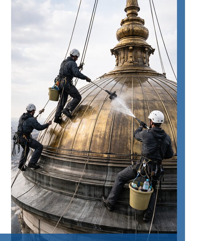 Мойка куполов и шпилей в Батайске от 8097 р. - заказать | ВЫСОТНИК-Бтс