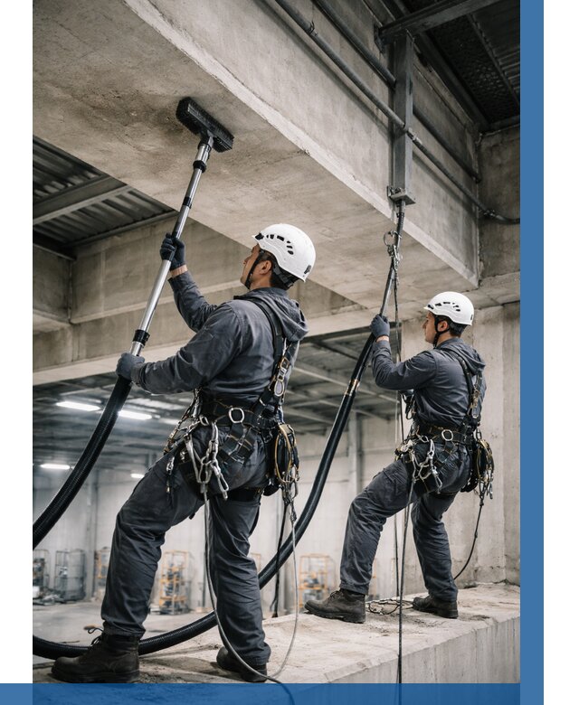 Обеспыливание потолочных конструкций в Батайске от 253 р. |ВЫСОТНИК-Бтс