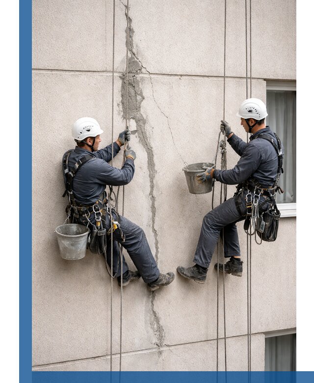 Заделка трещин на фасаде в Батайске с гарантийным ремонтом