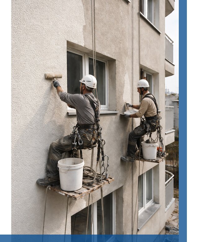 Нанесение короеда на фасад в Батайске от 455 р. | ВЫСОТНИК-Бтс