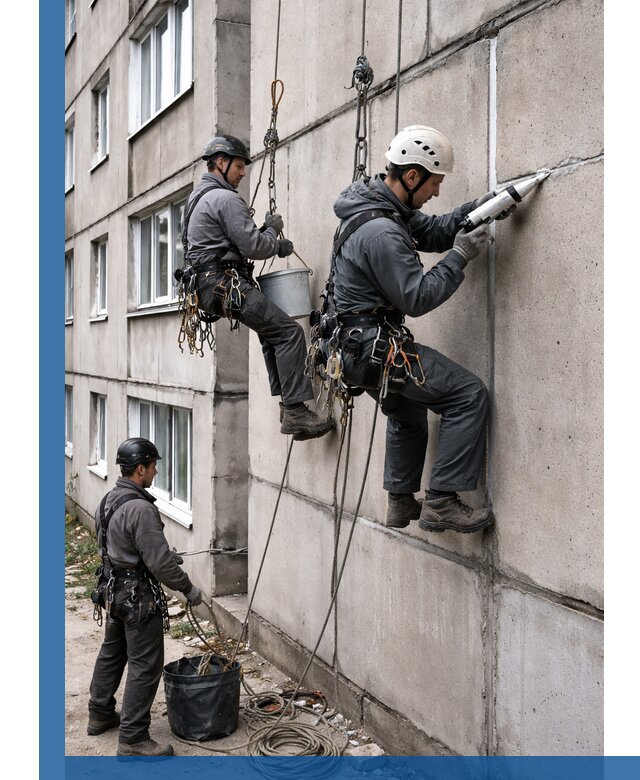 Герметизация межпанельных швов в Батайске с гарантией герметичности