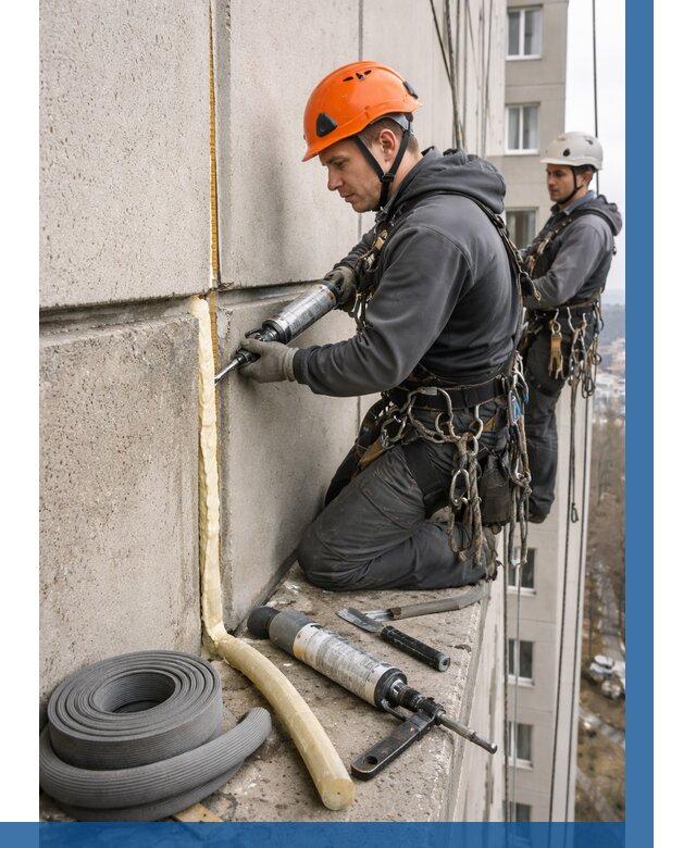 Теплый шов межпанельные швы в Батайске от 708 р. | ВЫСОТНИК-Бтс