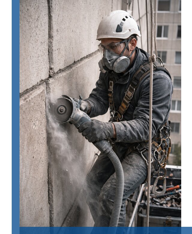 Штробление межпанельных швов в Батайске качественно и быстро