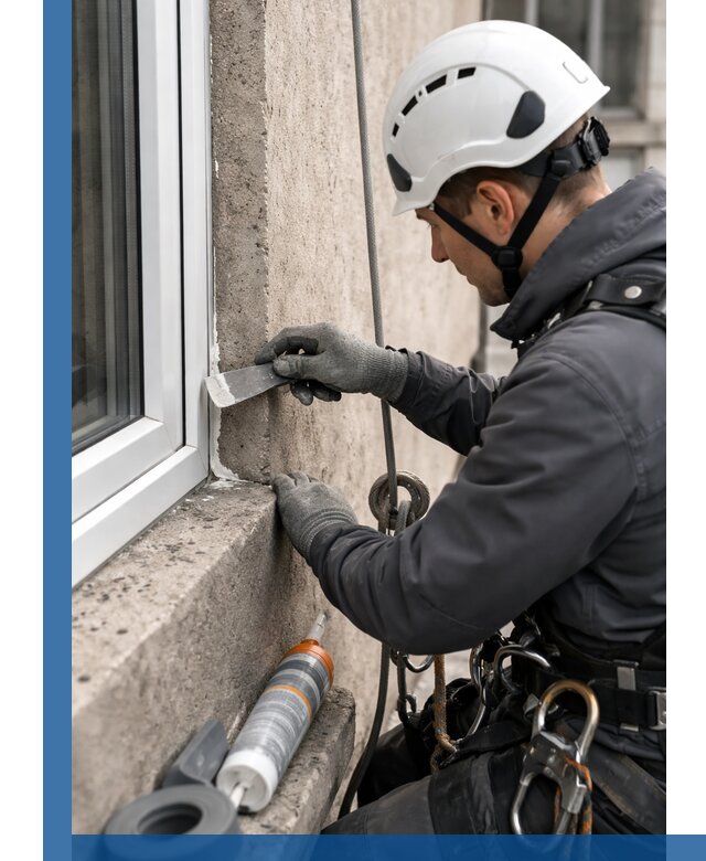 Герметизация монтажных швов окон в Батайске с гарантией качества