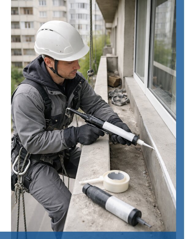 Герметизация швов лоджии в Батайске от 4554 р. | ВЫСОТНИК-Бтс