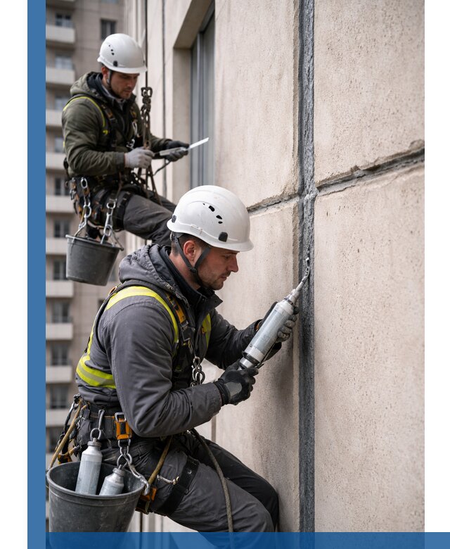 Герметизация деформационных швов фасада в Батайске качественно