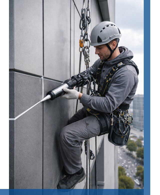 Герметизация стыков фасадных панелей в Батайске от 6579 р.| ВЫСОТНИК-Бтс