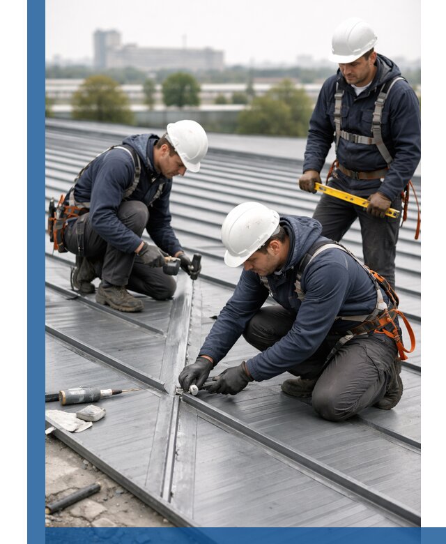 Ремонт фальцевой кровли в Батайске срочно и качественно