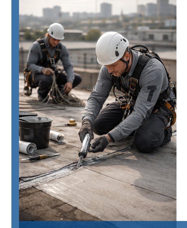 Аварийное и капитальное устранение протечек кровли в Батайске