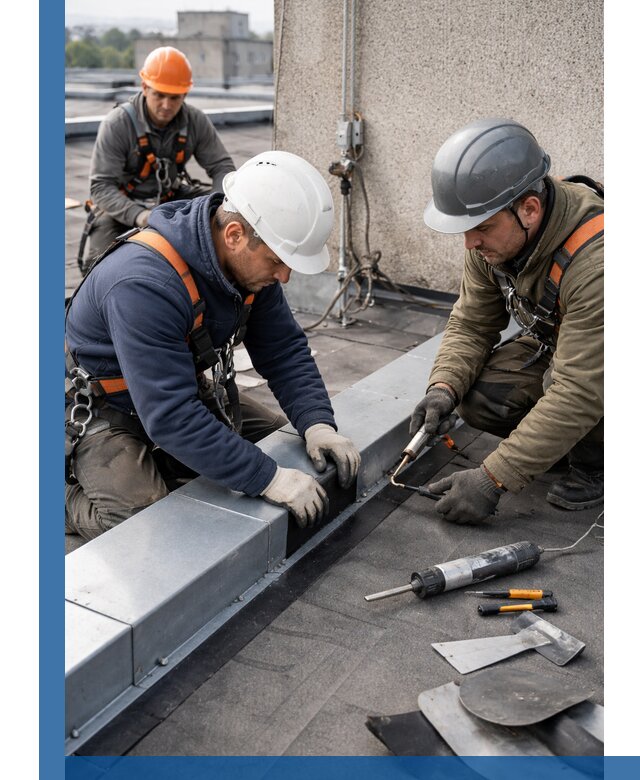 Ремонт кровельных примыканий в Батайске профессионально