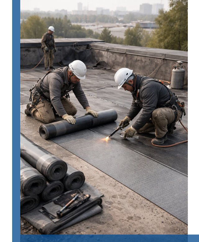 Монтаж мягкой кровли в Батайске профессионально и надежно