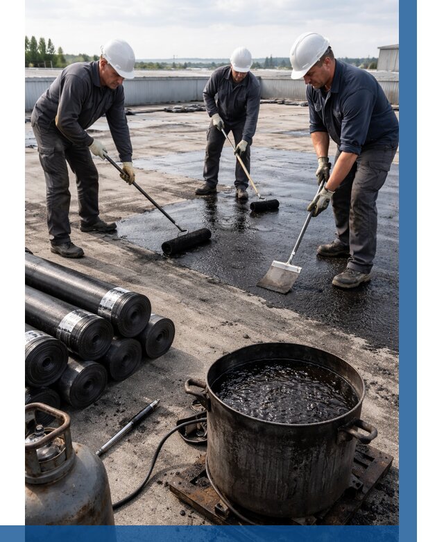 Гидроизоляция кровли мастикой в Батайске от 607 р. | ВЫСОТНИК-Бтс