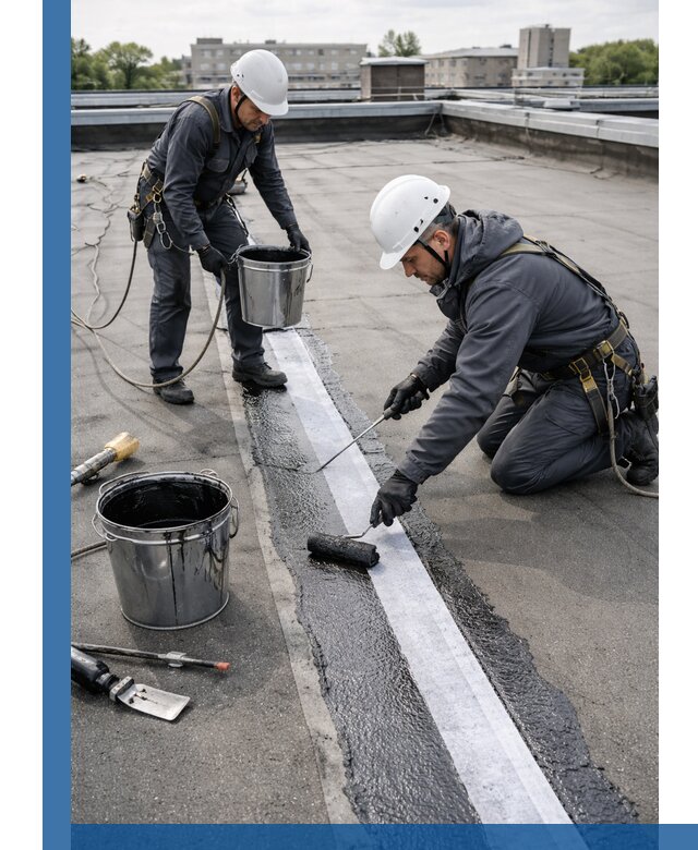 Гидроизоляция кровли мастикой в Батайске надежная защита