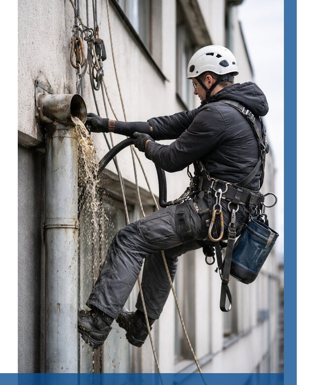 Прочистка водосточных труб в Батайске от 3542 р. | ВЫСОТНИК-Бтс