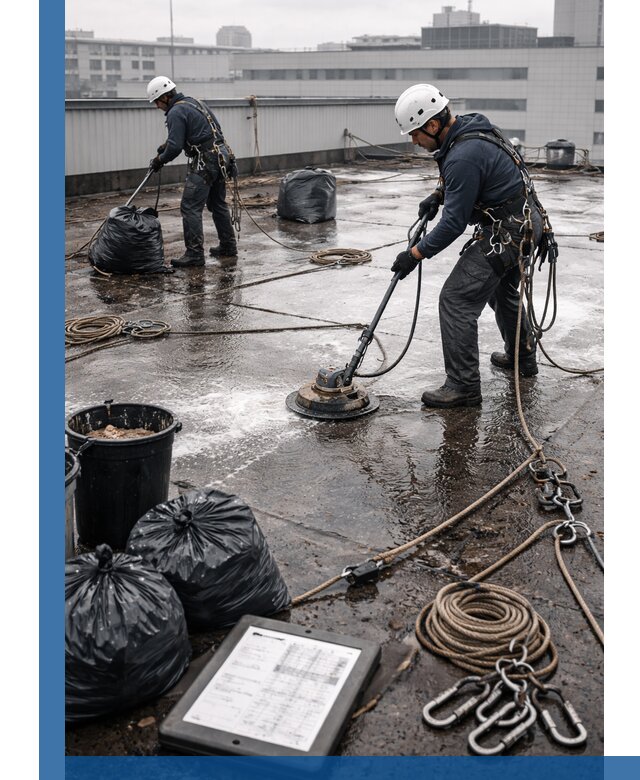 Плановая очистка кровли по графику в Батайске для безопасности