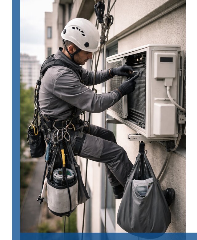 Обслуживание внешнего блока кондиционера в Батайске профессионально