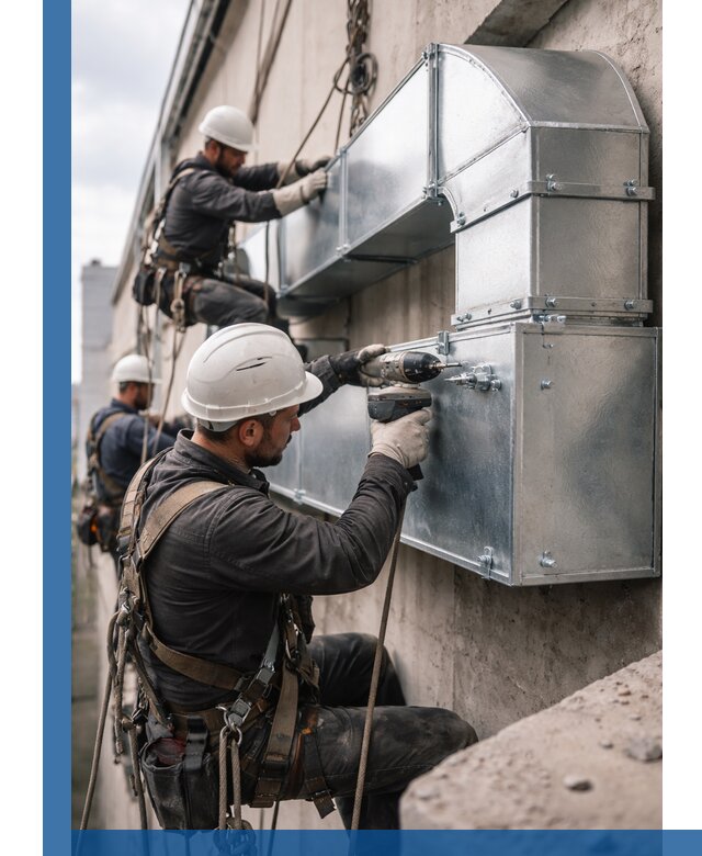 Профессиональный монтаж вентиляционных коробов в Батайске под ключ