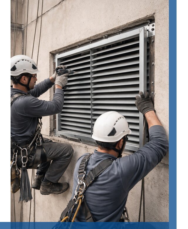 Монтаж вентиляционных решеток в Батайске от 4554 р. | ВЫСОТНИК-Бтс