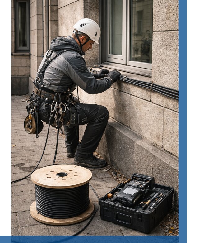 Прокладка оптоволоконного кабеля в Батайске от 810 р. | ВЫСОТНИК-Бтс