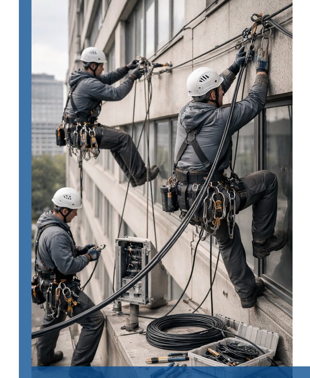 Прокладка оптоволоконного кабеля в Батайске под ключ с тестированием