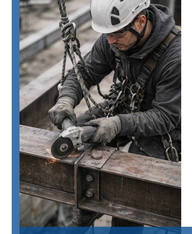 Резка металла на высоте в Батайске для зданий и конструкций