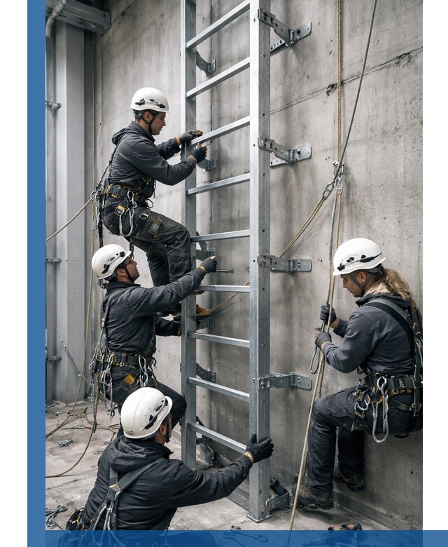 Монтаж металлических лестниц в Батайске под ключ со гарантией