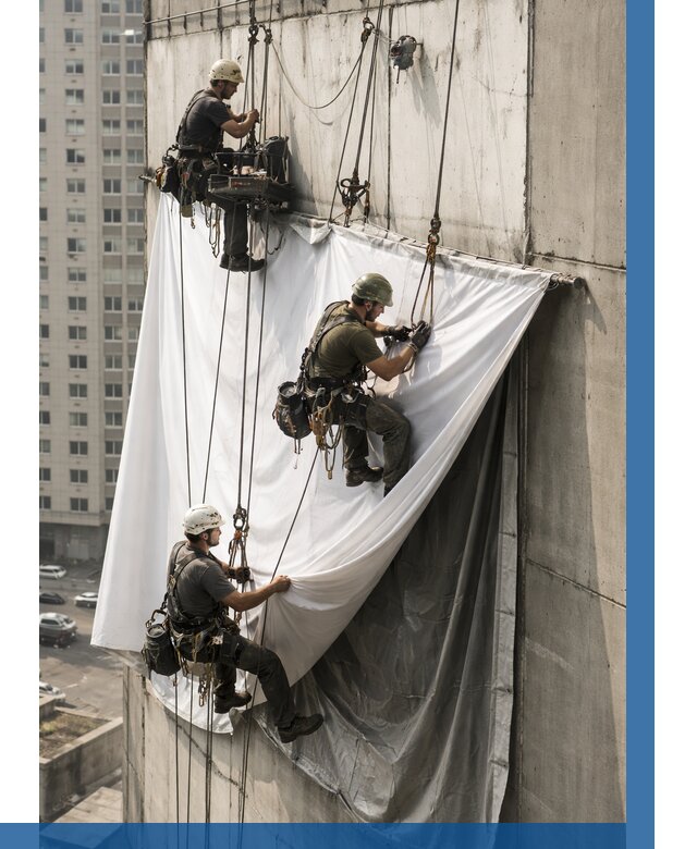 Замена баннерного полотна в Батайске от 6579 р. | ВЫСОТНИК-Бтс—заказать