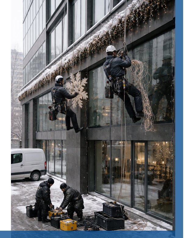 Демонтаж новогоднего оформления в Батайске от 5567 р. | ВЫСОТНИК-Бтс