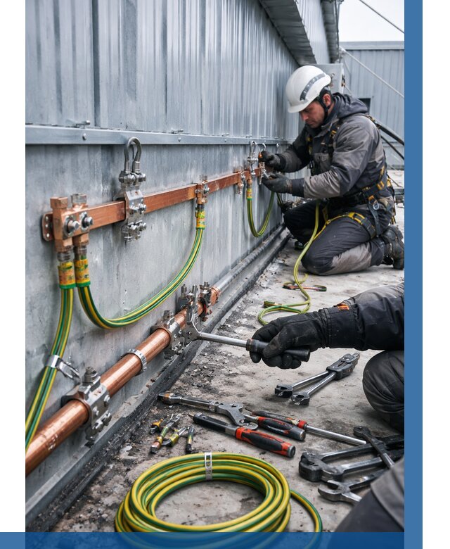 Монтаж заземления здания в Батайске от 25303 р. | ВЫСОТНИК-Бтс