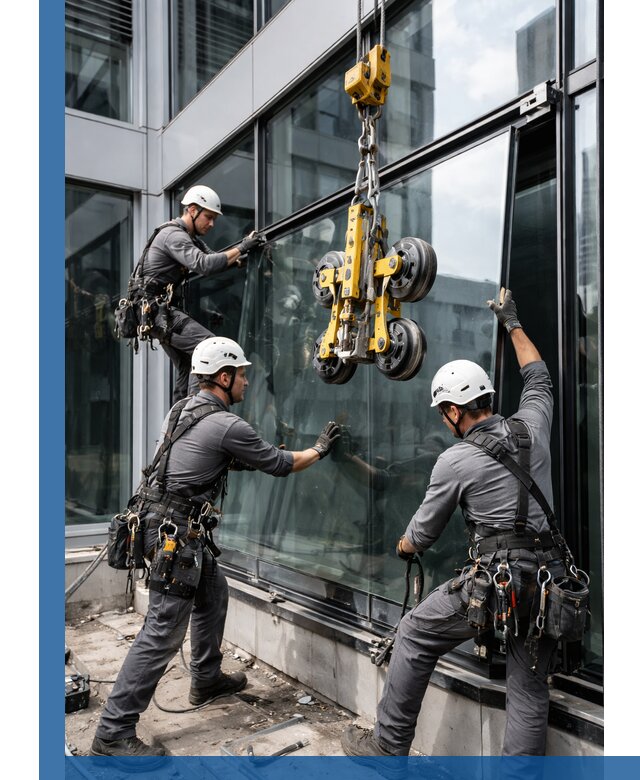 Структурное остекление фасадов в Батайске монтаж и обслуживание