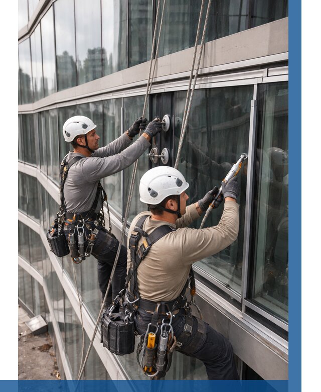 Радиусное остекление фасада в Батайске от 12145 р. | ВЫСОТНИК-Бтс