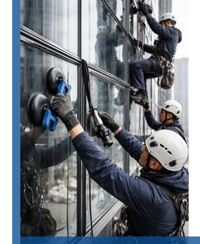 Радиусное остекление фасадов под ключ в Батайске с гарантиями