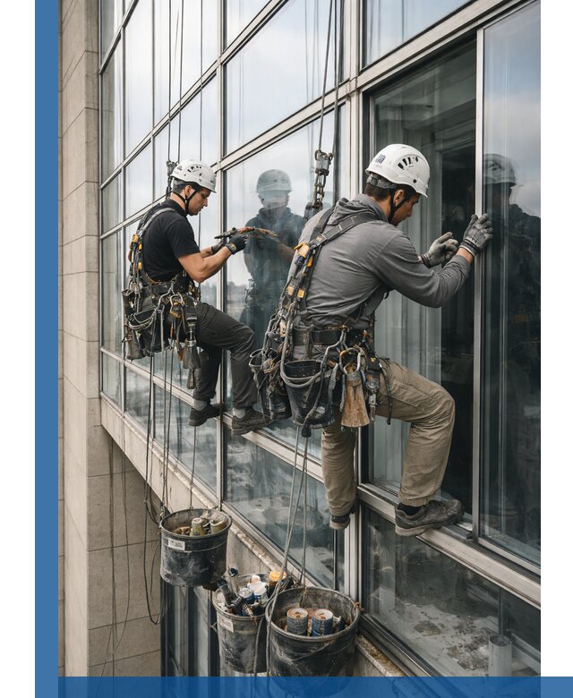 Ремонт витражных конструкций и фасадного остекления в Батайске