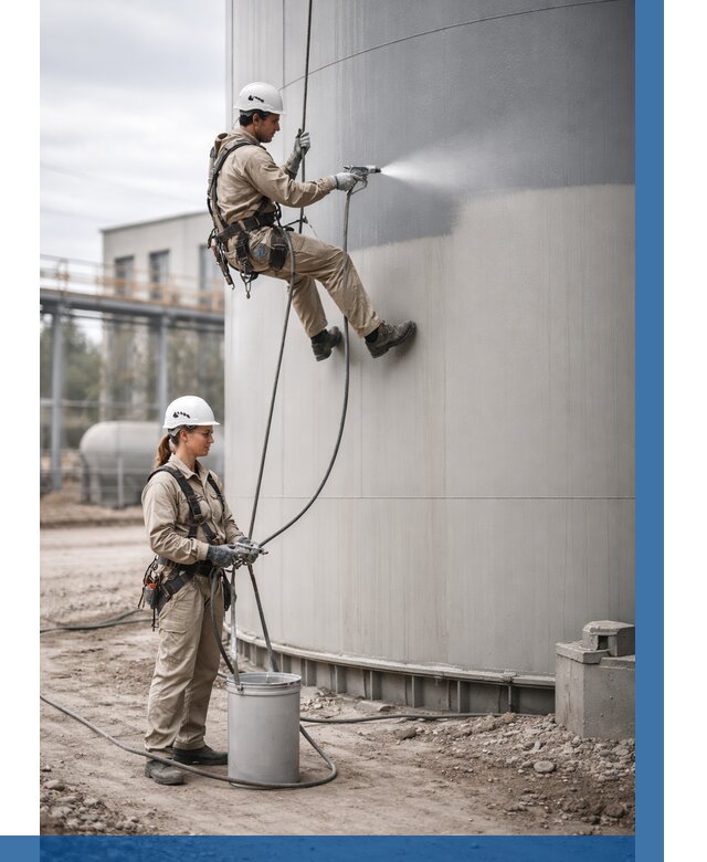 Покраска резервуаров в Батайске от 1215 р. | ВЫСОТНИК-Бтс — заказать