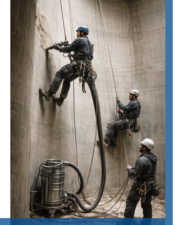 Зачистка силосов в Батайске от 4554 р. Договор и смета ВЫСОТНИК-Бтс