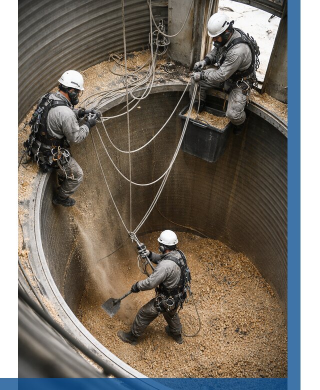 Чистка зерновых бункеров в Батайске от 12145 р. | ВЫСОТНИК-Бтс