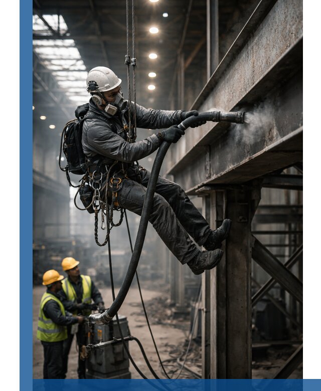 Обеспыливание конструкций в цехах промышленного производства в Батайске