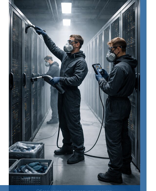 Обеспыливание серверной комнаты в Батайске от 4554 р. | ВЫСОТНИК-Бтс