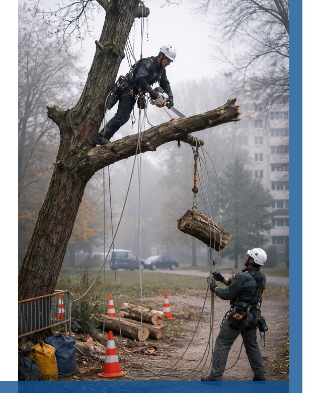 Удаление аварийных деревьев в Батайске от 15182 р. | ВЫСОТНИК-Бтс