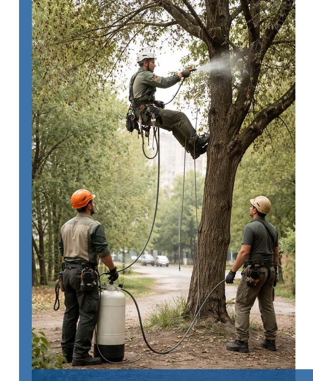 Обработка деревьев от вредителей в Батайске профессиональная защита