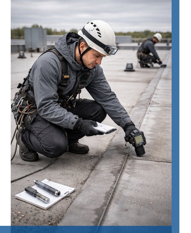 Обследование кровли на протечки в Батайске от 4554 р. | ВЫСОТНИК-Бтс